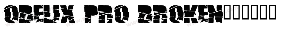 Obelix Pro Broken字体转换